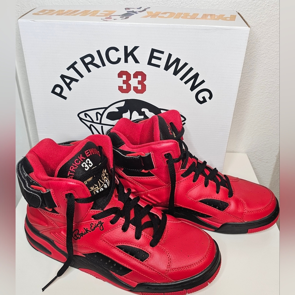 Patrick Ewing “Eclipse” Red/Black Men's Size 10 - image 3